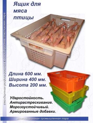 ящики для пищевых продуктов